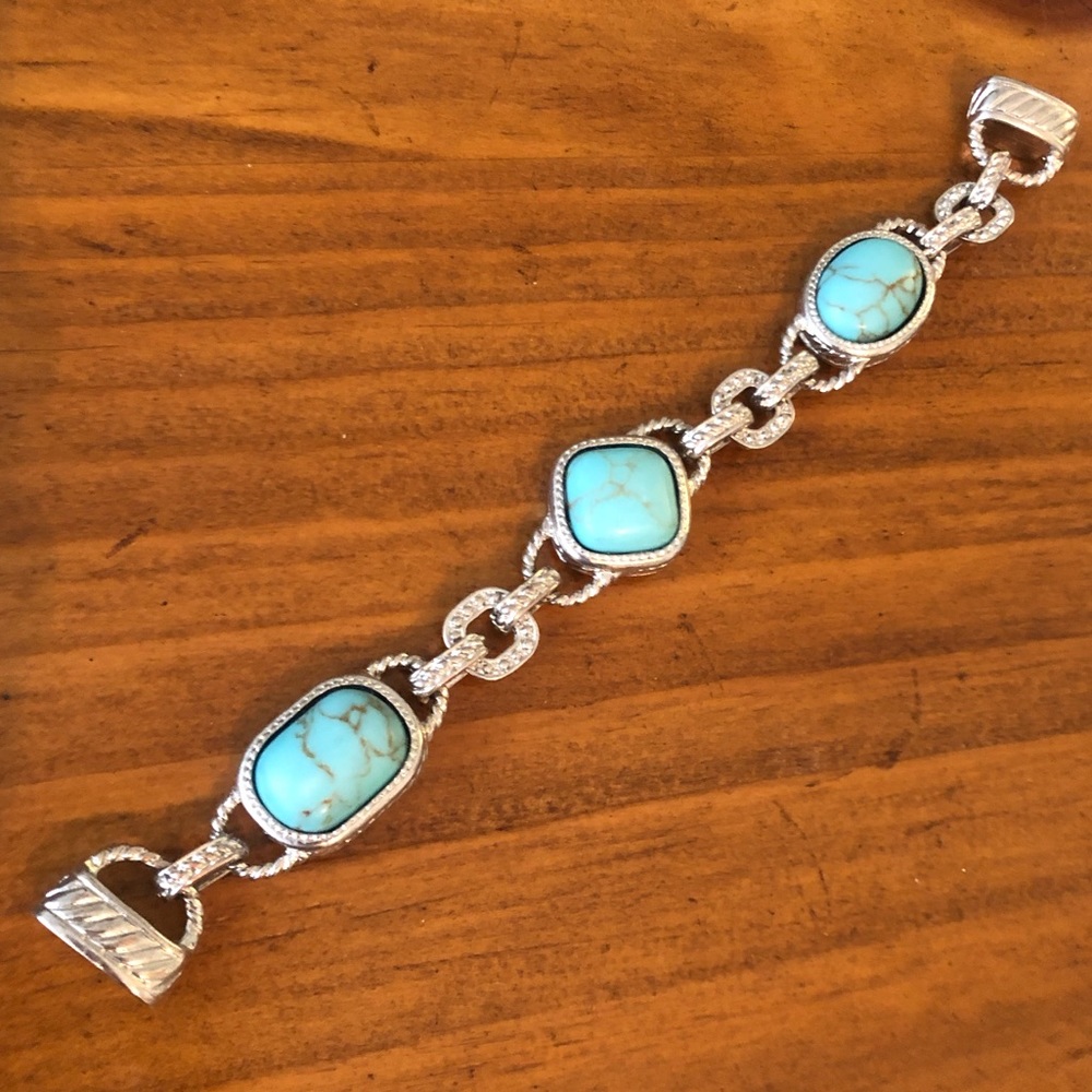 Turquoise and Silver Bracelet